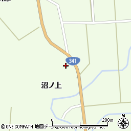 秋田県大仙市協和下淀川沼ノ上40周辺の地図