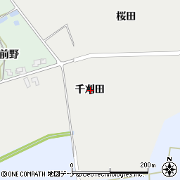 岩手県紫波郡紫波町北田千刈田周辺の地図