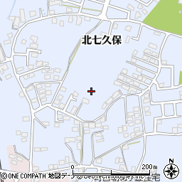 岩手県紫波郡紫波町二日町北七久保周辺の地図