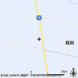 秋田県大仙市豊川街道下北49周辺の地図