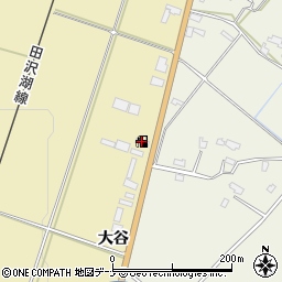 ＪＡ中仙ＳＳ周辺の地図