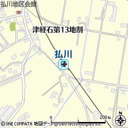 払川駅周辺の地図
