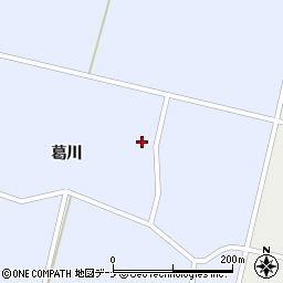 秋田県大仙市豊川葛川76周辺の地図
