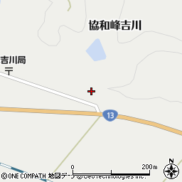 秋田県大仙市協和峰吉川中沢下周辺の地図