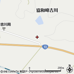 秋田県大仙市協和峰吉川（中沢下）周辺の地図