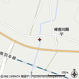 秋田県大仙市協和峰吉川丁田周辺の地図