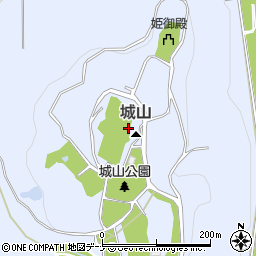 城山周辺の地図
