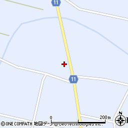 秋田県大仙市豊川街道下北25周辺の地図