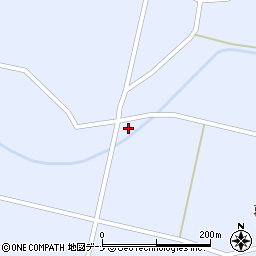 秋田県大仙市豊川（阿弥田谷地通）周辺の地図