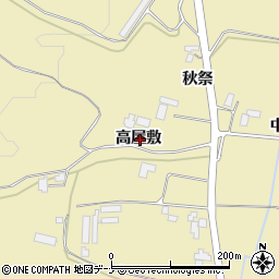 岩手県紫波郡紫波町上松本高屋敷周辺の地図