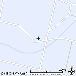 秋田県大仙市豊川天戸周辺の地図