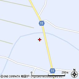 秋田県大仙市豊川街道下北150周辺の地図