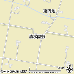 岩手県紫波町（紫波郡）上松本（清水屋敷）周辺の地図