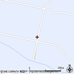 秋田県大仙市豊川大堰下周辺の地図