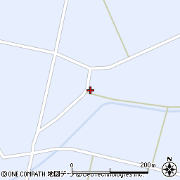 秋田県大仙市豊川館ノ内13周辺の地図