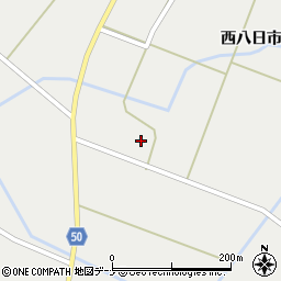 秋田県大仙市豊岡（二本木）周辺の地図