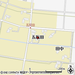 岩手県紫波町（紫波郡）上松本（五反田）周辺の地図