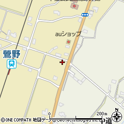 秋田県大仙市下鴬野上村136周辺の地図