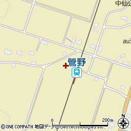 秋田県大仙市下鴬野上村周辺の地図
