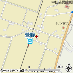 秋田県大仙市下鴬野上村88周辺の地図