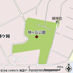 陣ヶ丘公園周辺の地図