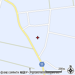 秋田県大仙市豊川北村街道ノ上71周辺の地図