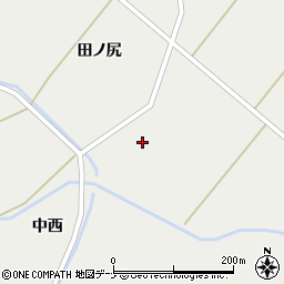 秋田県大仙市豊岡新田105周辺の地図