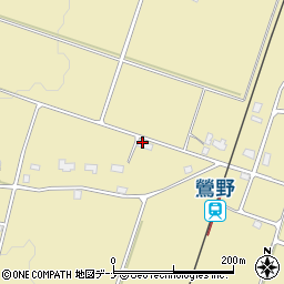 秋田県大仙市下鴬野下村73周辺の地図