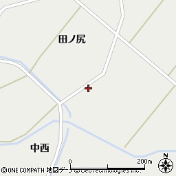 秋田県大仙市豊岡新田234周辺の地図