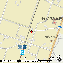 秋田県大仙市下鴬野上村21周辺の地図