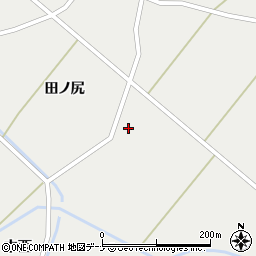 秋田県大仙市豊岡新田229周辺の地図