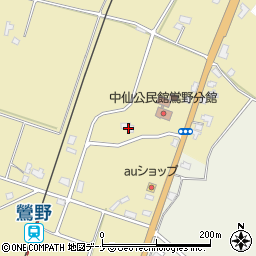 秋田県大仙市下鴬野上村25周辺の地図