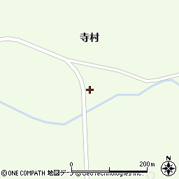 秋田県大仙市土川寺村162周辺の地図
