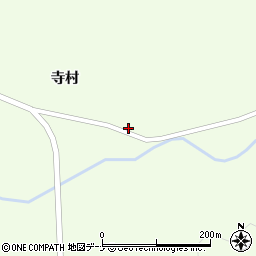 秋田県大仙市土川寺村127-1周辺の地図