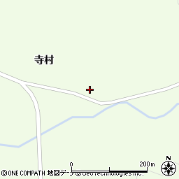 秋田県大仙市土川寺村127周辺の地図