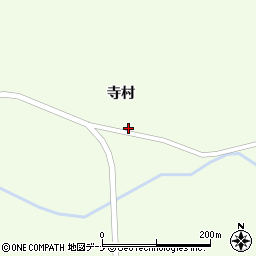 秋田県大仙市土川寺村80周辺の地図