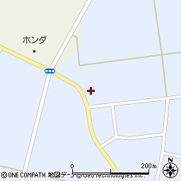 秋田県大仙市豊川北村街道ノ上205周辺の地図