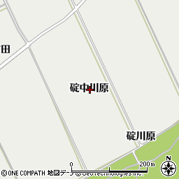 秋田県仙北市角館町雲然碇中川原周辺の地図