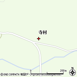 秋田県大仙市土川寺村62周辺の地図