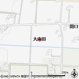 岩手県紫波郡紫波町小屋敷大内田周辺の地図