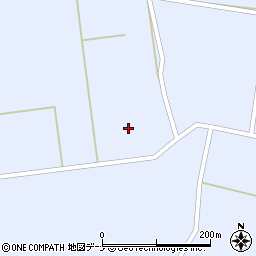 秋田県大仙市豊川中村周辺の地図