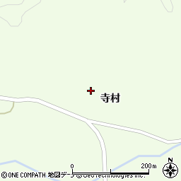 秋田県大仙市土川寺村74周辺の地図