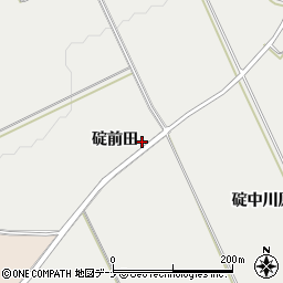 秋田県仙北市角館町雲然碇前田204周辺の地図