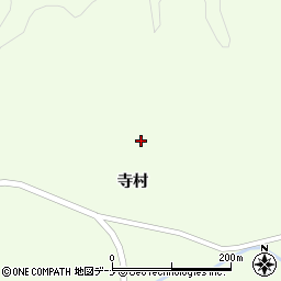 秋田県大仙市土川寺村77周辺の地図