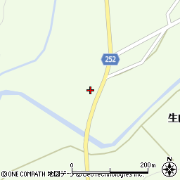 秋田県大仙市土川生内60周辺の地図
