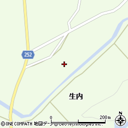 秋田県大仙市土川生内49周辺の地図