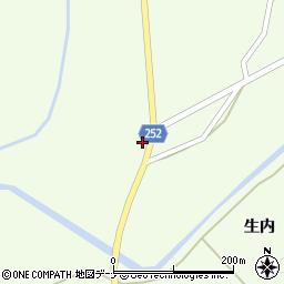 秋田県大仙市土川生内59周辺の地図