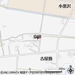 岩手県紫波郡紫波町小屋敷京田周辺の地図