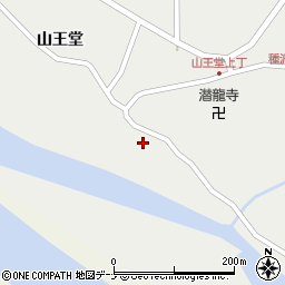 秋田県秋田市雄和種沢山王堂53周辺の地図