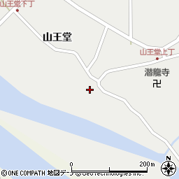 秋田県秋田市雄和種沢山王堂67周辺の地図